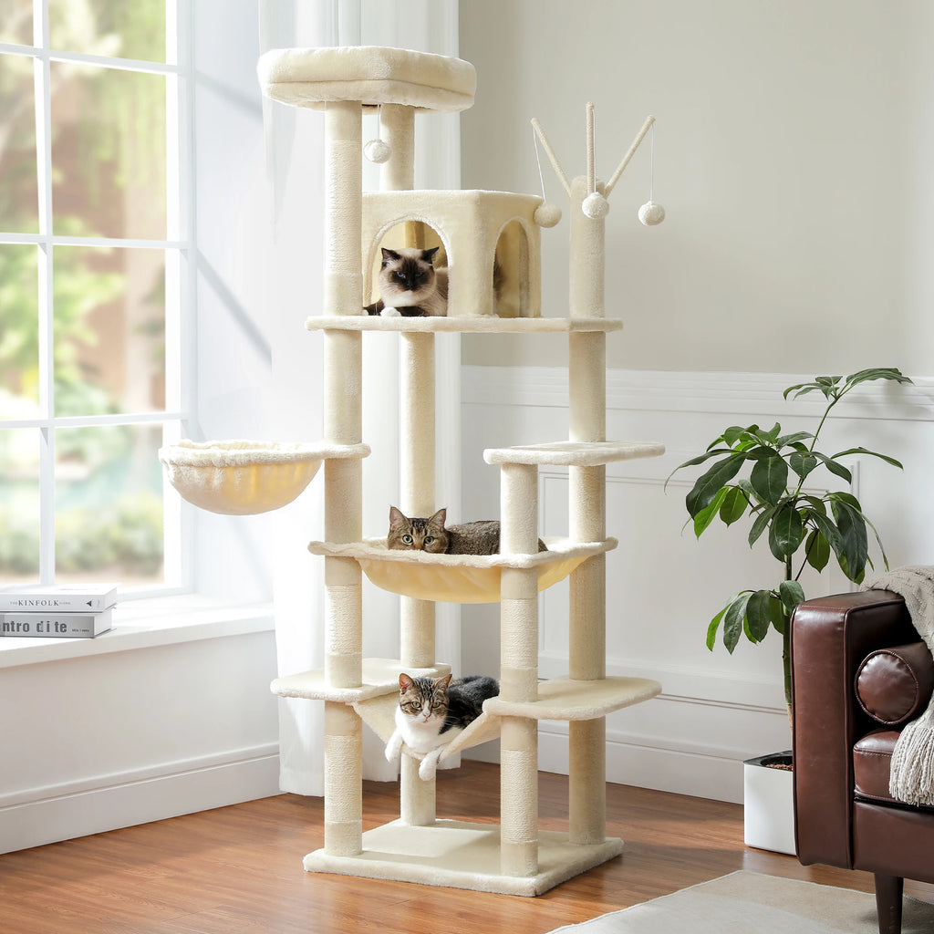 Large Cat Tree For Indoor Cat Climbing