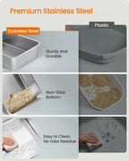 Stainless Steel Cat Litter Box with Flip Lid