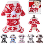 Christmas Pet Pajamas for Small Medium Dogs Cats