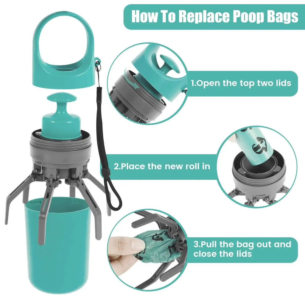 Dog Pooper Scooper Handheld No Touch Design