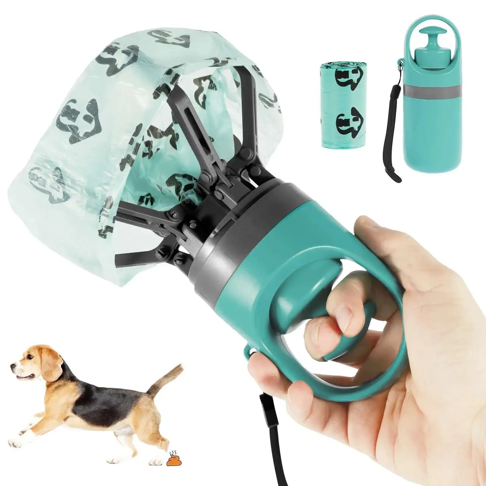 Dog Pooper Scooper Handheld No Touch Design