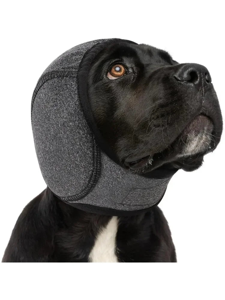 Waterproof Noise Cancelling Dog Ear Muffs 

for Swimming & Grooming - Calming Hood To Relieve Pet Anxiety & Prevent Shock