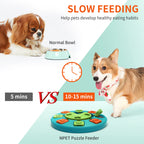 Dog Puzzle Toy Slow Feeder; Mental Enrichment