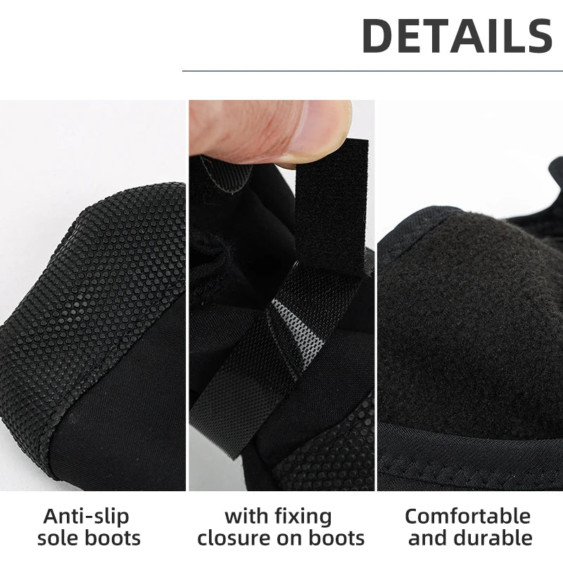 (one) Pet Dog Shoes Outdoor Waterproof Injury Protection Cover