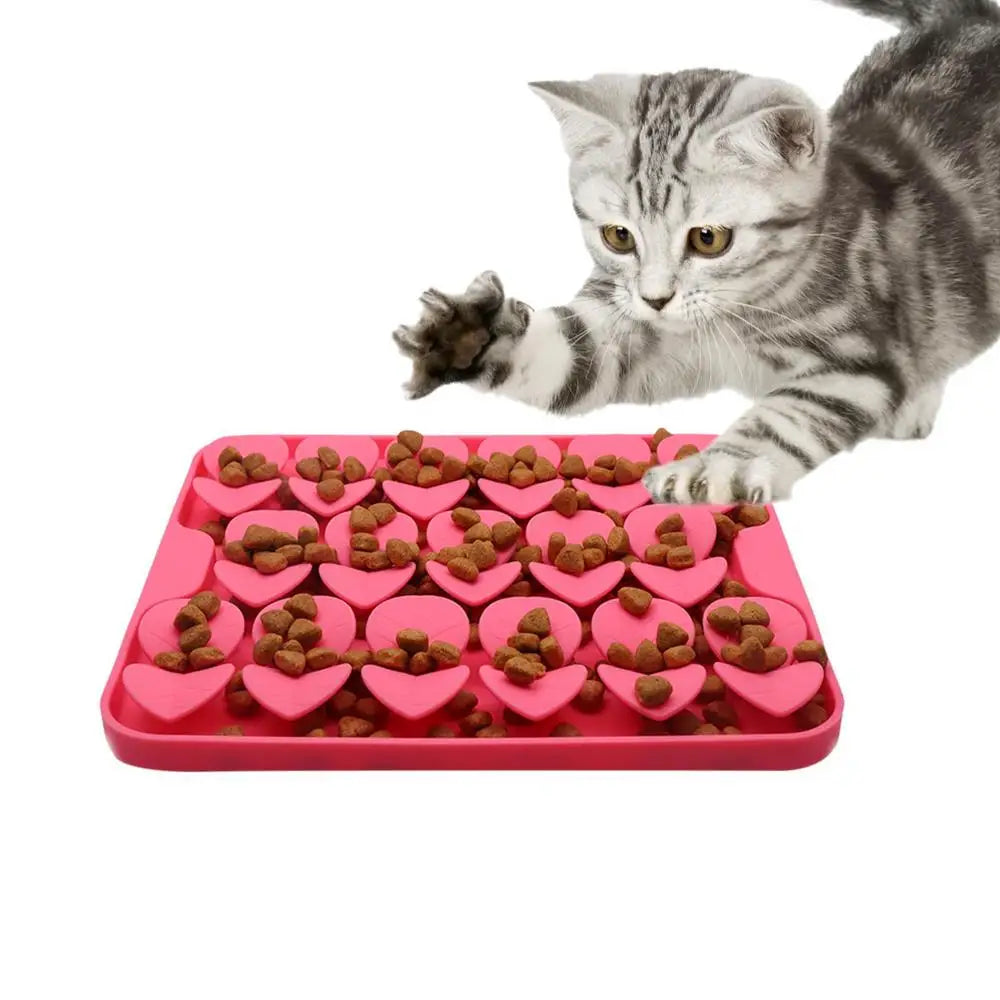 Licking Mat For Dogs,Cats Slow Feeder Puzzle
