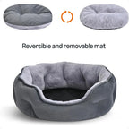 Medium Dog Cat Bed Washable Anti-Slip
