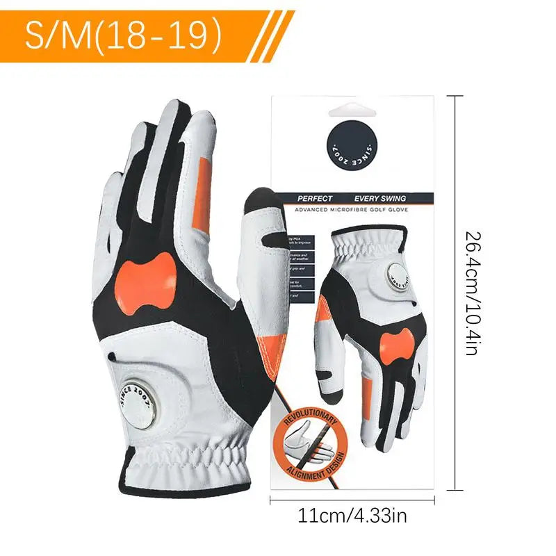 Left Hand Golf Gloves Chipping Correction Grip Trainer