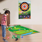 Golf Play Chipping Game 2-in-1 Training Mat