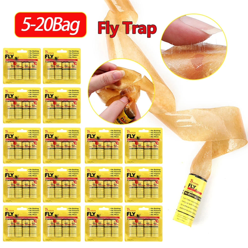 Disposable Fly Trap Stick Paper Strip Pest Control