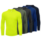 Men's Five Piece Sports T-Shirt, Long Sleeve Hooded