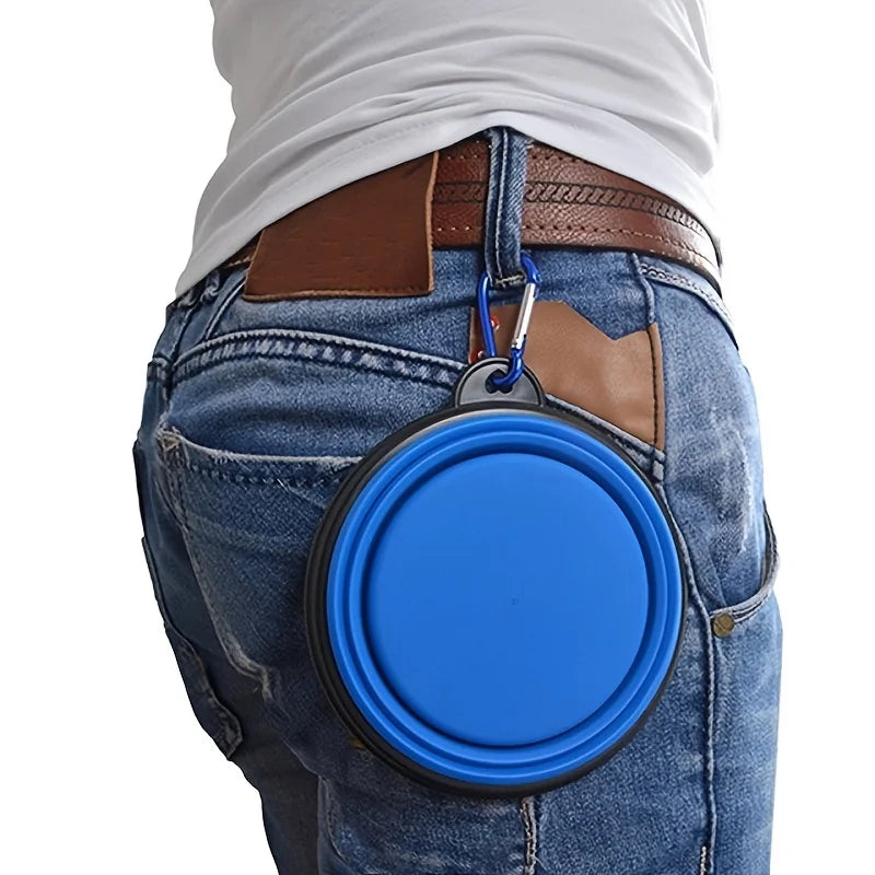 Portable Pet Food  Water Bowl  Collapsible