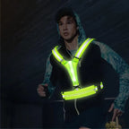 Running Light Vest Reflective Gear With Belt Bag