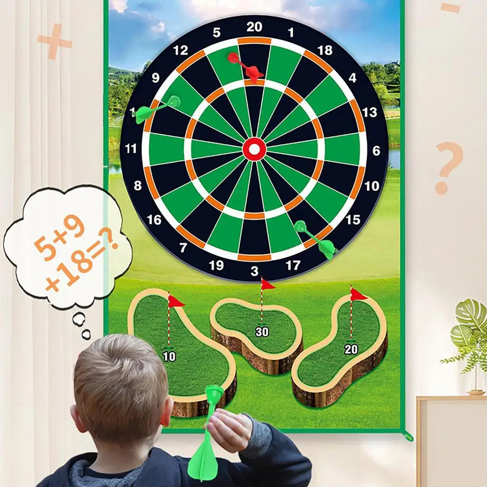 Golf Play Chipping Game 2-in-1 Training Mat