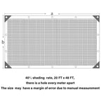 40 Black Shade Cloth, 20 x 48 FT