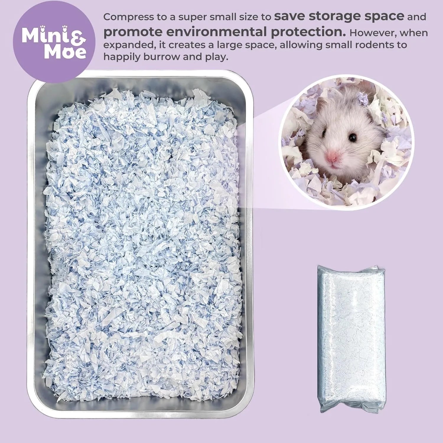23L/50L Paper Small Pet Bedding Hamster Rabbits Guinea Pigs