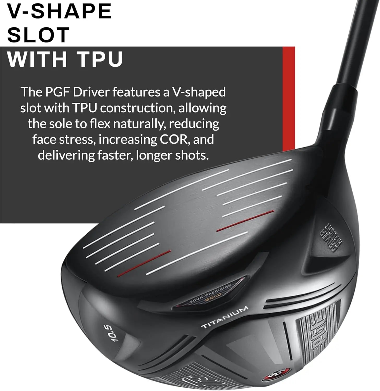 Precision Titanium Forged Driver Golf Club