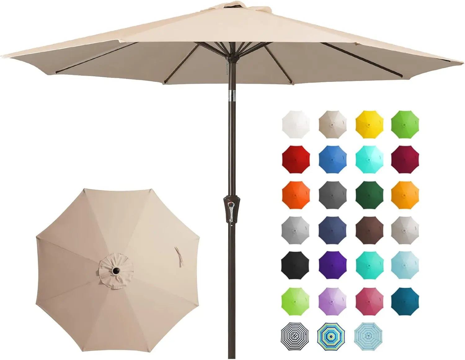 9FT Outdoor Patio Umbrella