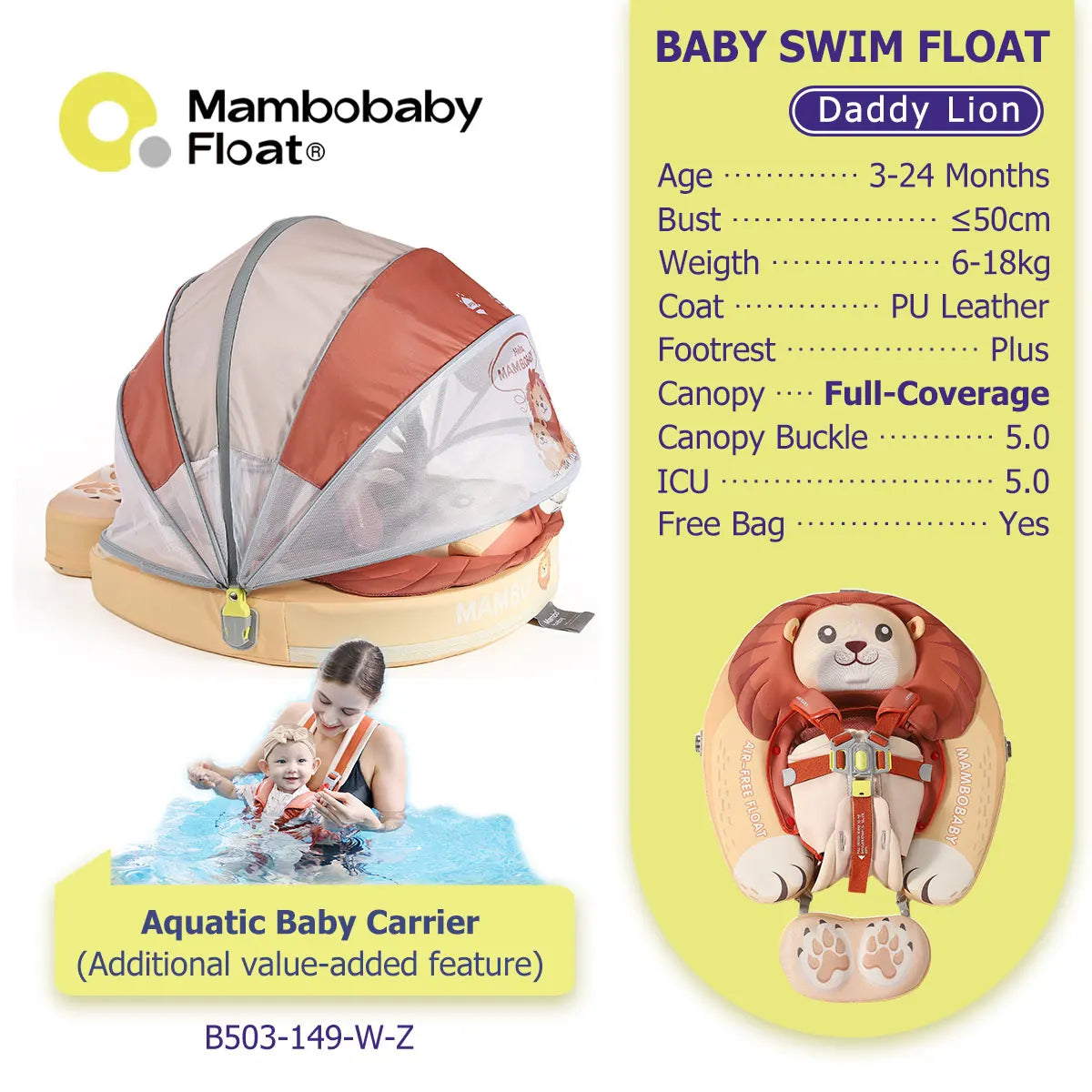 Float Infant With Parasol Beach Toys