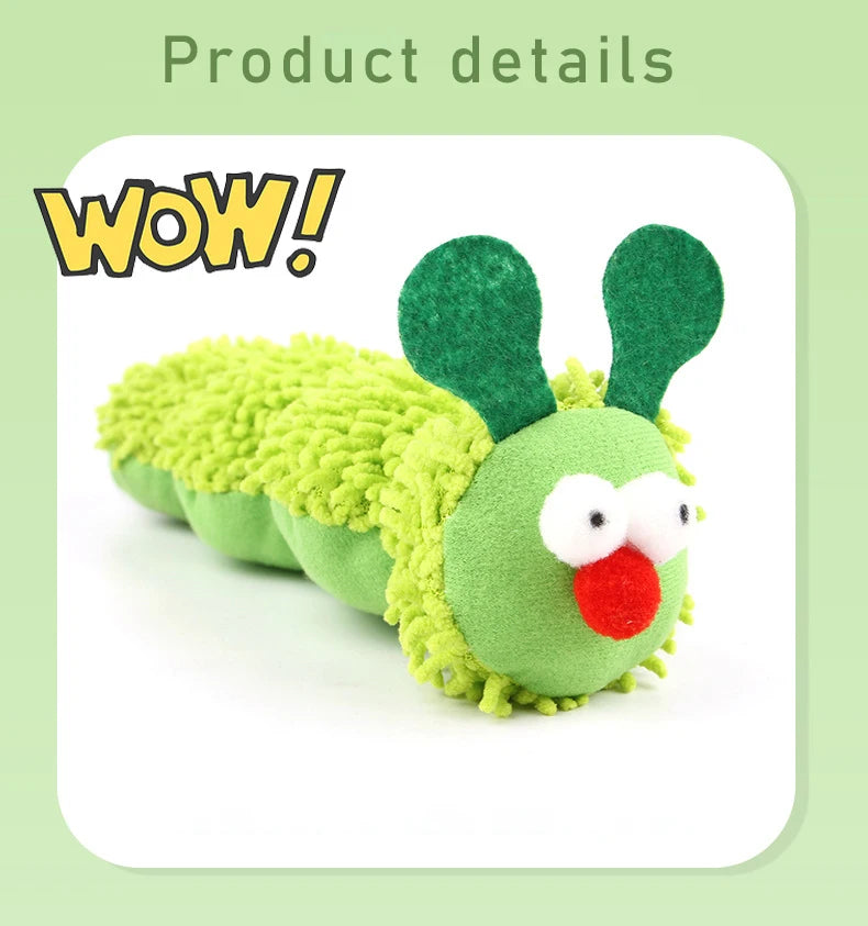 Caterpillar Cat Chew  Interaction Toy