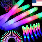 110pcs LED Foam Glow Sticks Glow Party Supply