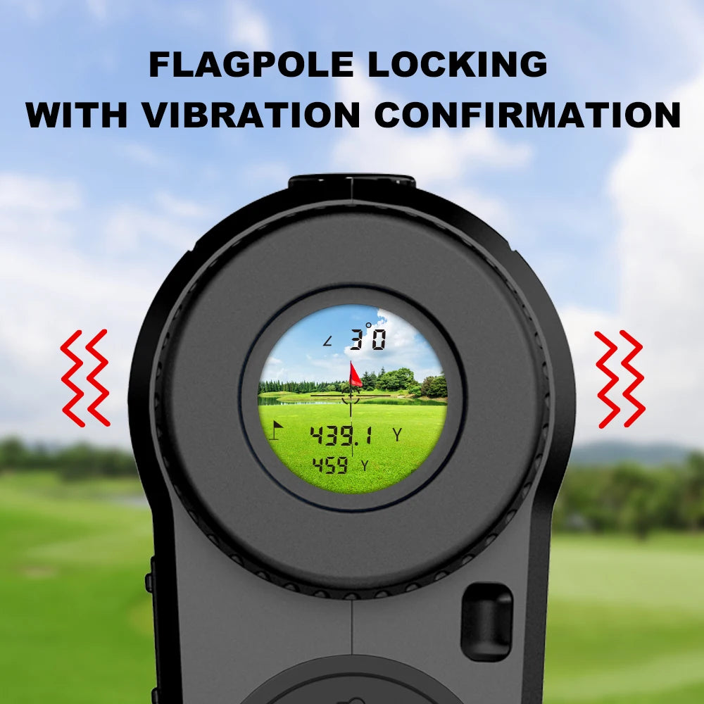 Magnification Golf Rangefinder,  Slope-Compensated Distance