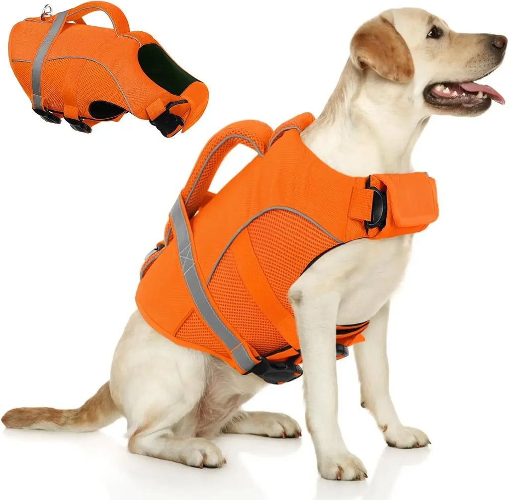 Durable Mesh Dog Life Jacket