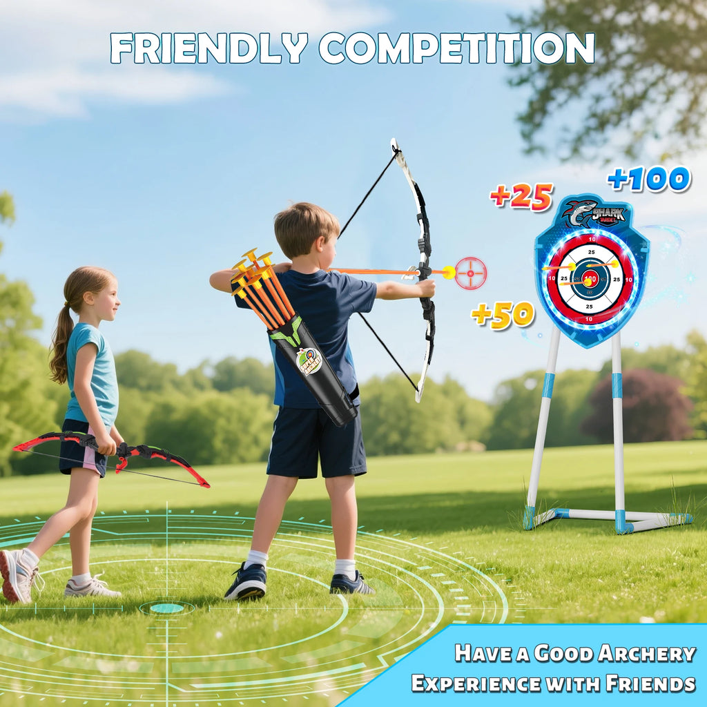 Night-Light Bow Arrow Guns Toy For Kids