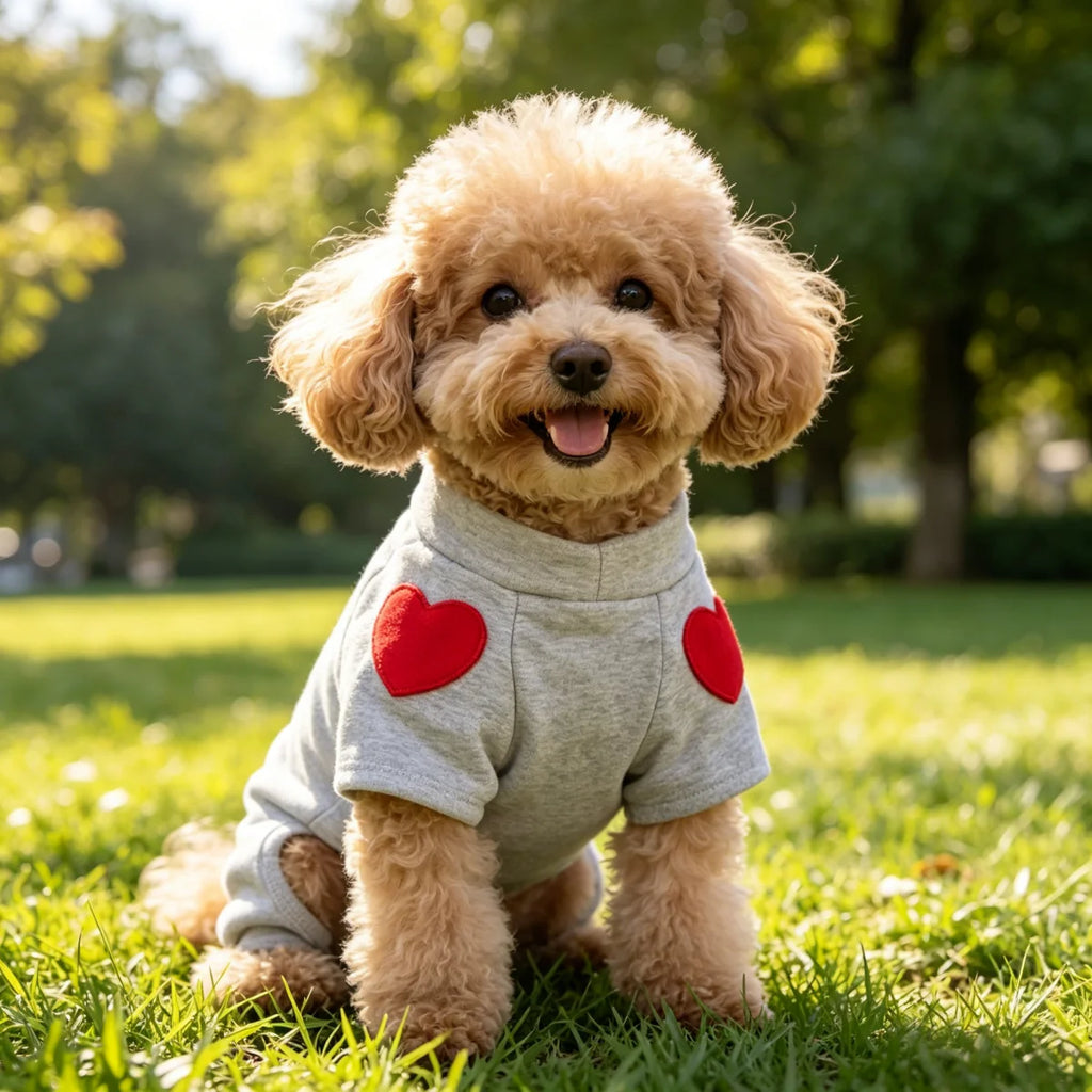 Pet Dog Cat Medium Heart-shaped Sweatshirt
