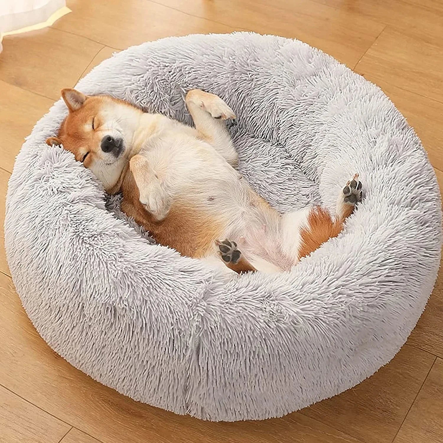 Donut Dog-Cat Bed Calming  Sofa Cushion Mat