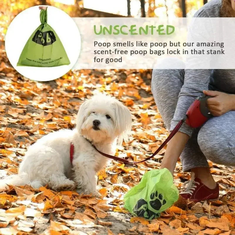 Dog Poop Bags Biodegradable Dispenser