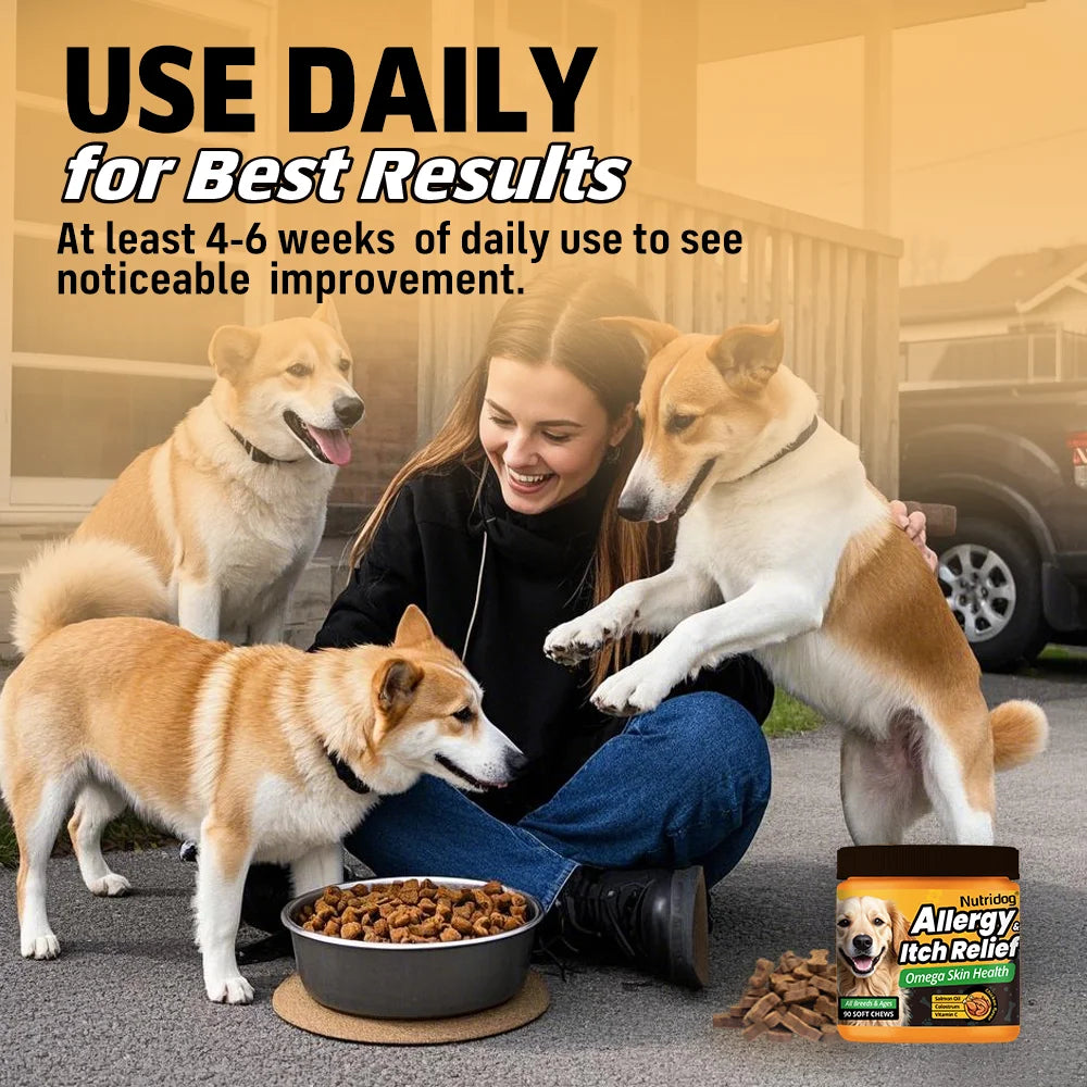 Dog Allergy Itch Relief Chews For Immune Health