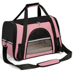 Portable Dog Carrier for Small, Medium Cats Up To 15Lbs.