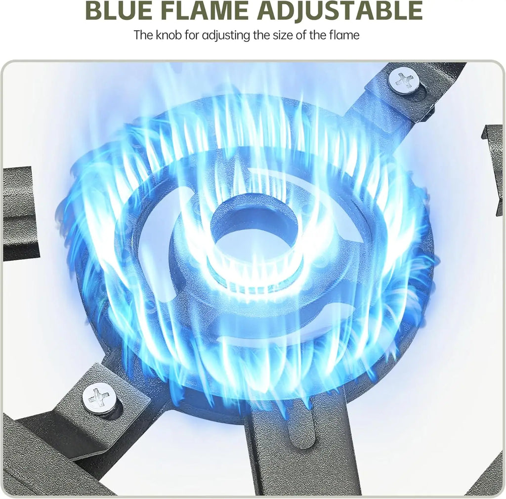 100,000 BTU Propane Burner - Cast-Iron Stove, Portable