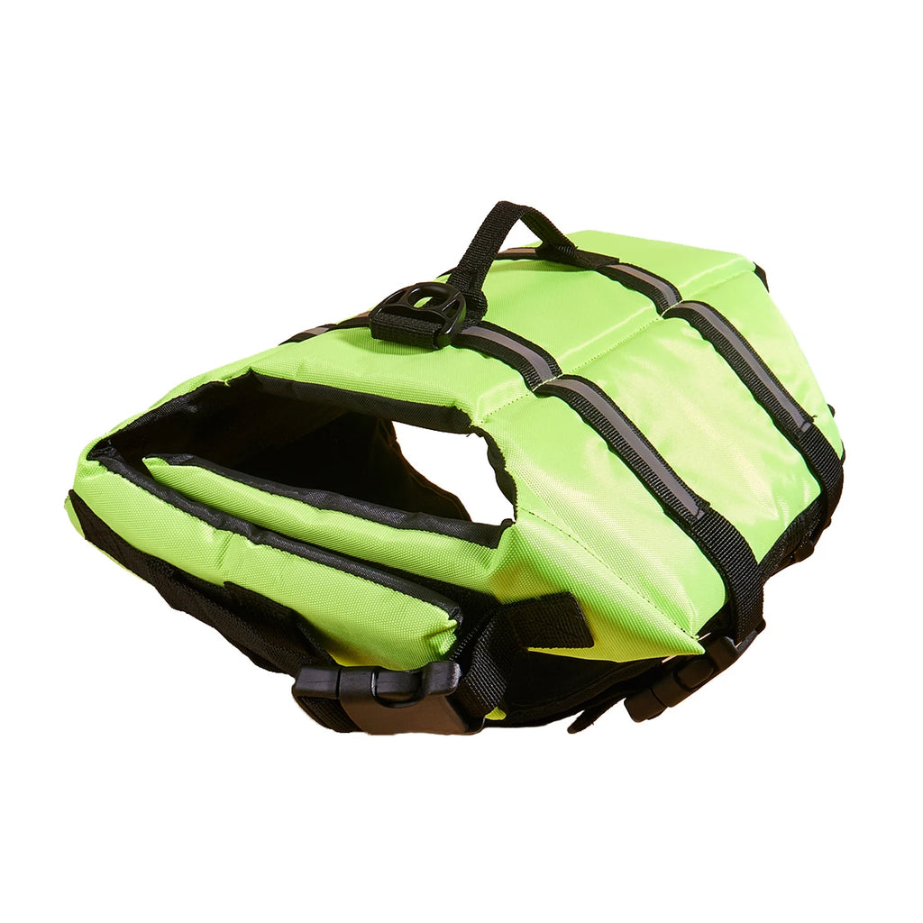 Dog Life Jacket Reflective Adjustable Summer Large Dogs Swimwear Safety Vest Surfing Sailboat Enhanced Buoyancy Pet Life Jacket