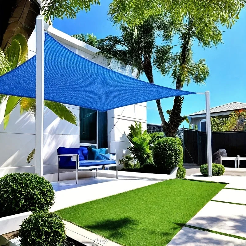 Breathable Outdoor Sunshade Net with a Woven Structure