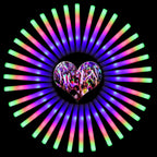 110pcs LED Foam Glow Sticks Glow Party Supply