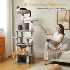 Large Cat Tree And Tower With Scratching Posts