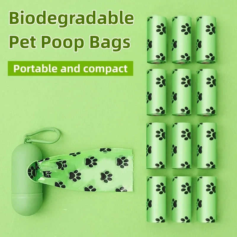 Dog Poop Bags Biodegradable Dispenser