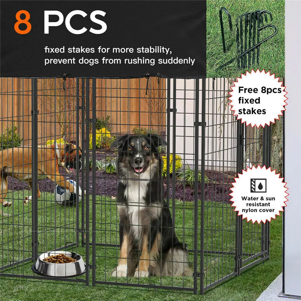 Outdoor Pet Kennel, Oversize Dog Cage,