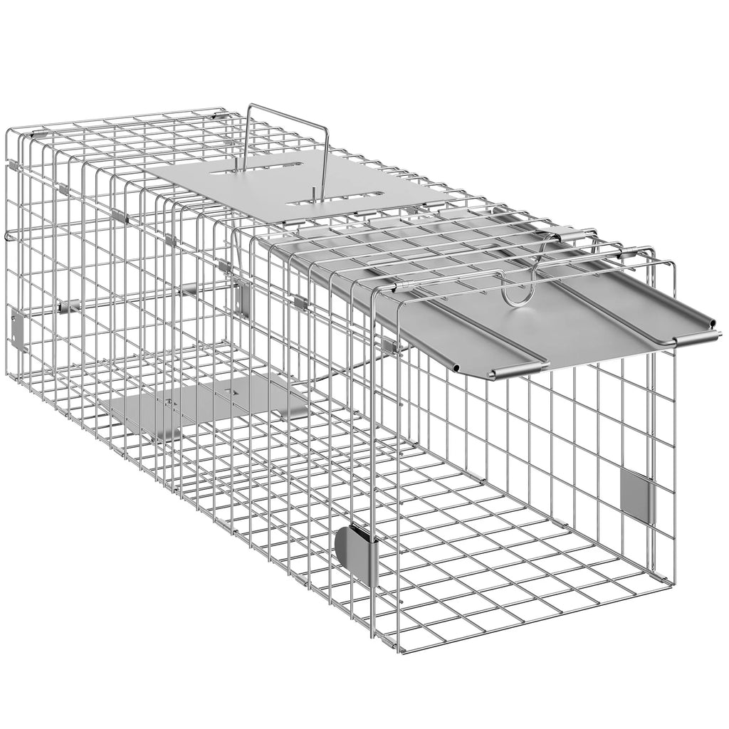 Live Animal Cage Trap Humane Cat Rodent Control
