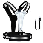 Running Light Vest Reflective Gear With Belt Bag