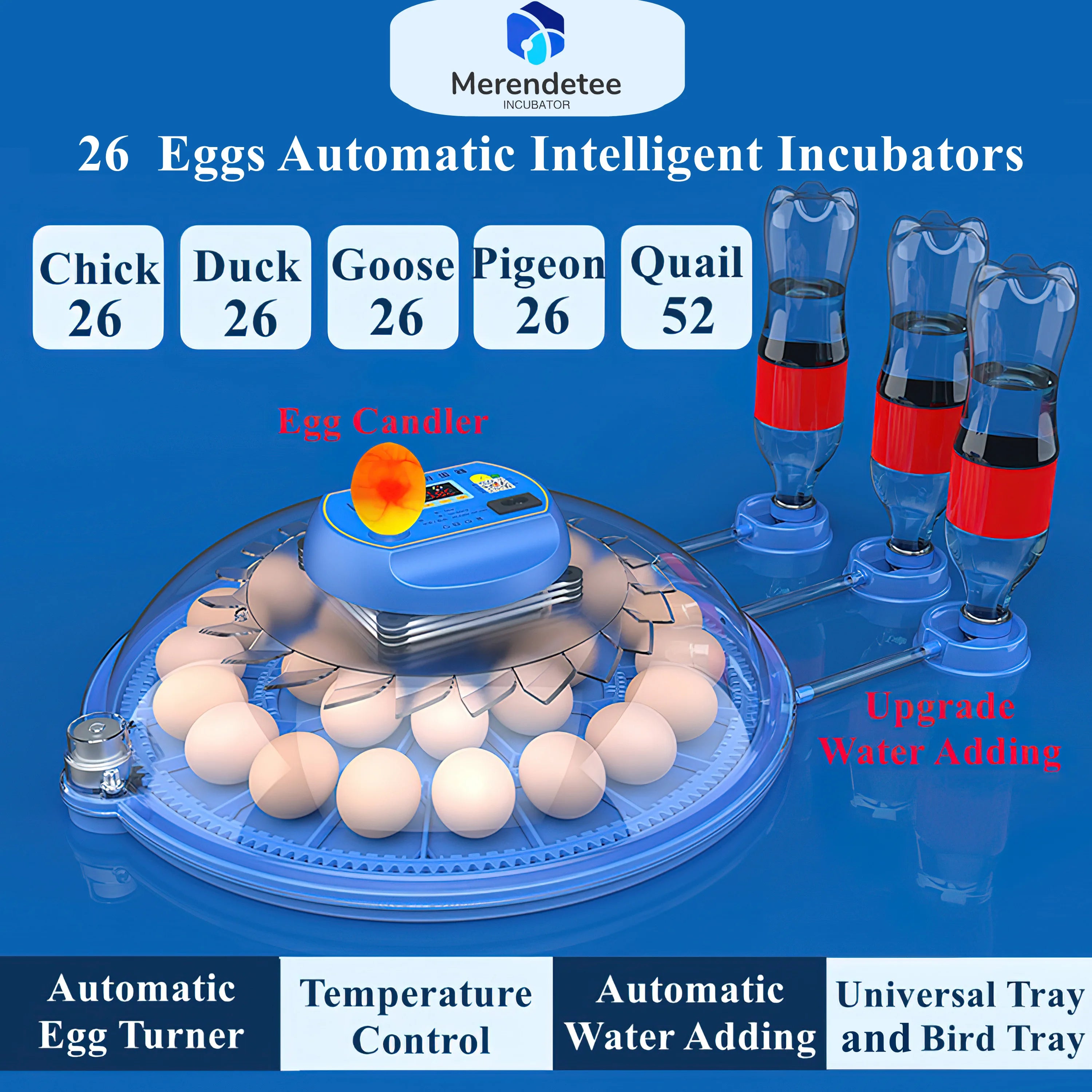26-52 Eggs Automatic Incubator
