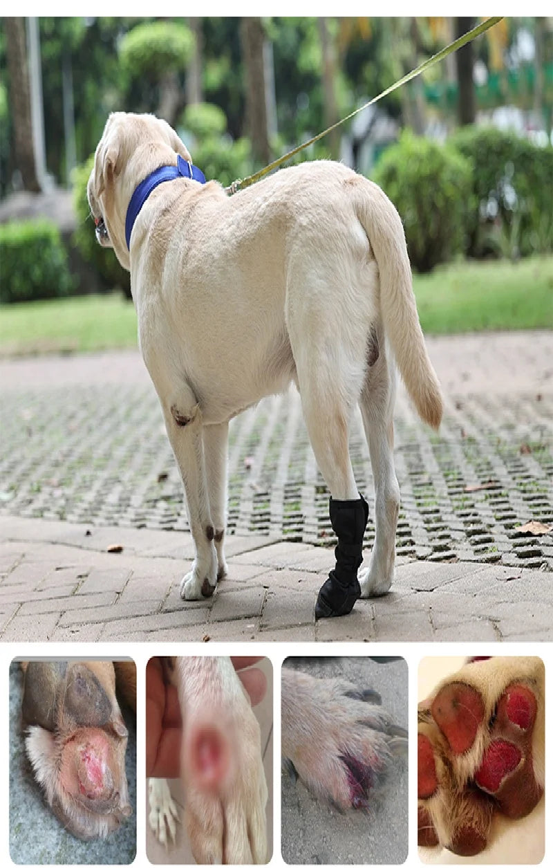 (one) Pet Dog Shoes Outdoor Waterproof Injury Protection Cover
