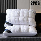 2-Piece Sleep Pillow Set, Soft Supportive Bed Pillows,