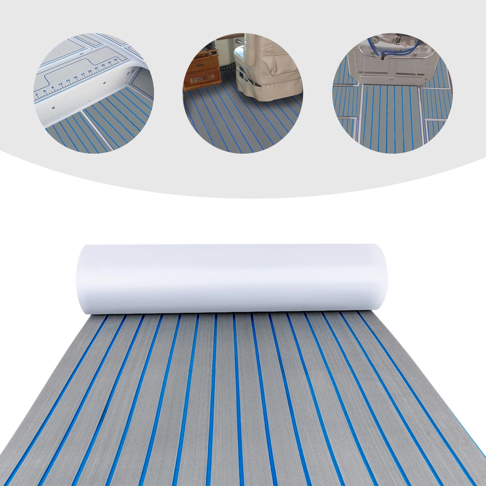 Boat Flooring EVA Foam Decking Sheet Self-Adhesive