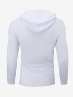 Men's Five Piece Sports T-Shirt, Long Sleeve Hooded