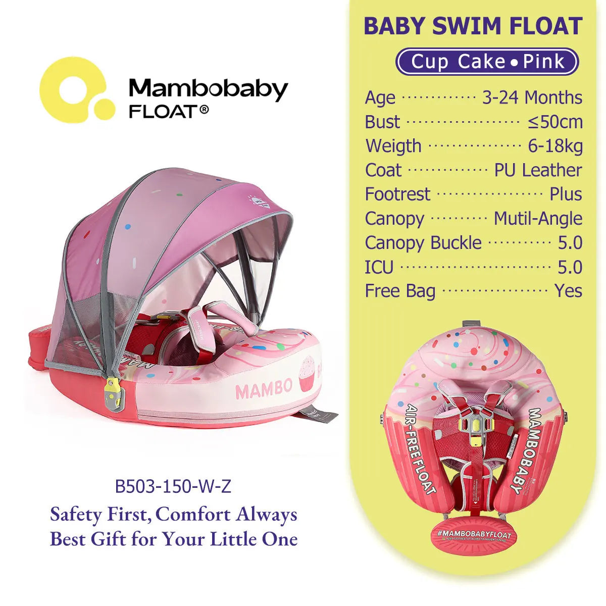 Float Infant With Parasol Beach Toys