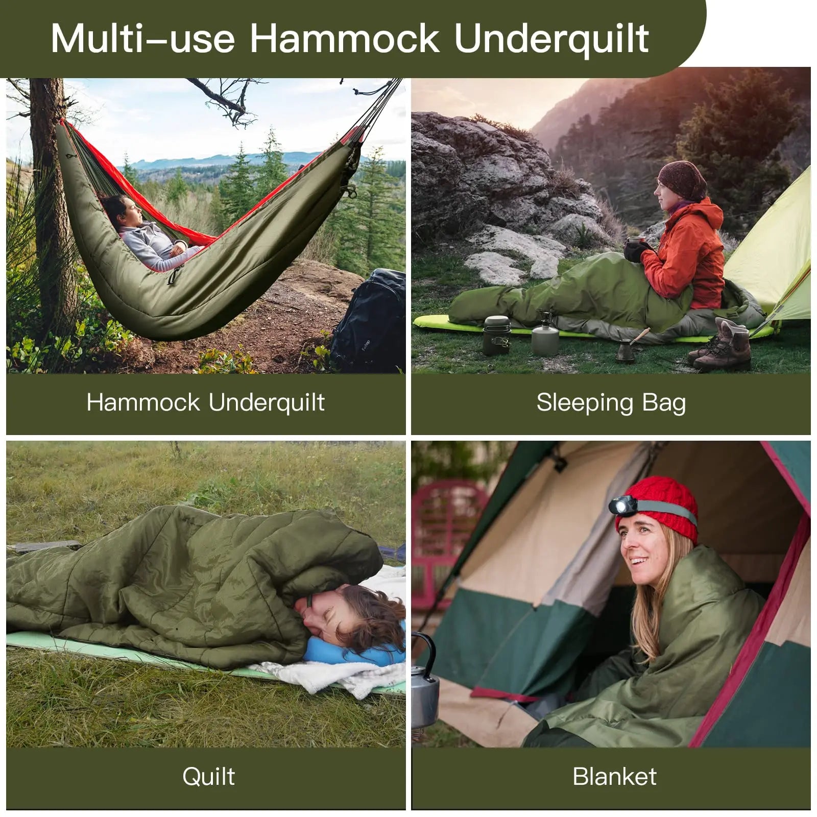 Hammock Sleeping Bag Lightweight Underquilt