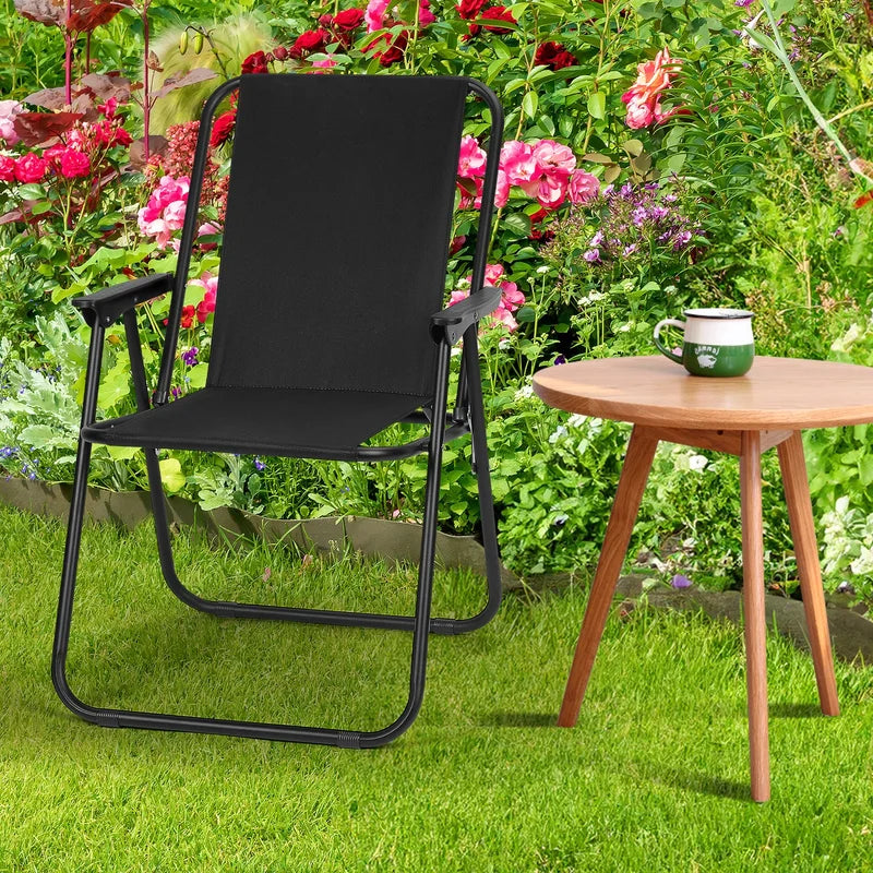 Heavy Duty Folding  Chair 

Portable Camping Lawn Chairs for Picnic TravelBeach
