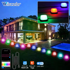 Wiscolor LED Light APP Control for Garden Lawn Courtyard
